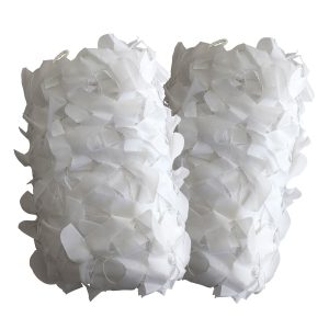 PACK: 2 Mallas Decorativas Camo  2 × 3 m color Blanco