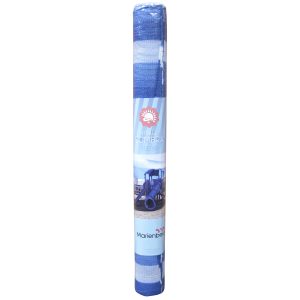 Malla Sombra Franjeada 80% de 4,2 × 5 m Azul/Blanco